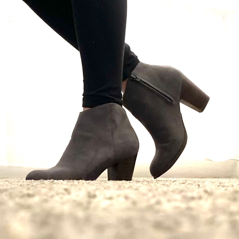 Grey Ankle Booties